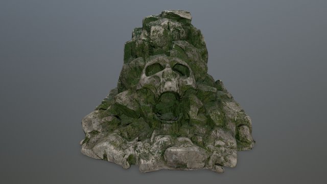 skull gate 3D 模型 .c4d .max .obj .3ds .fbx .stl .blend 