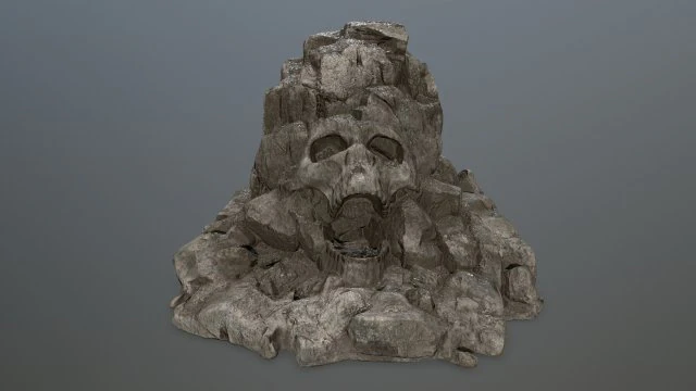 skull gate 3D Model .c4d .max .obj .3ds .fbx .stl .blend 