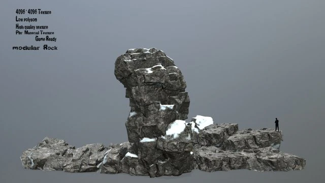 roccia Modello 3D .c4d .max .obj .3ds .fbx .stl .blend 