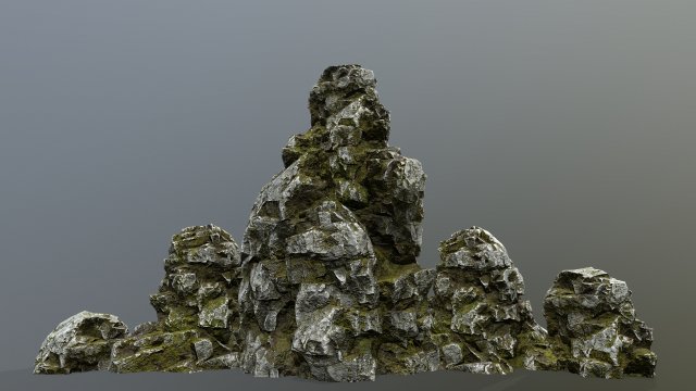 rock 3D 모델 .c4d .max .obj .3ds .fbx .stl .blend