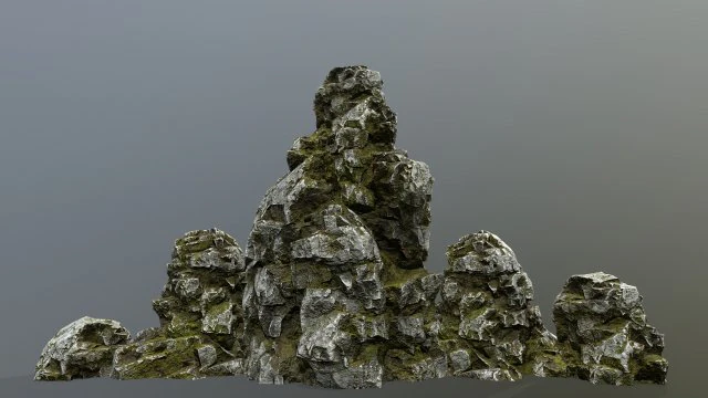 rock 3D Model .c4d .max .obj .3ds .fbx .stl .blend 