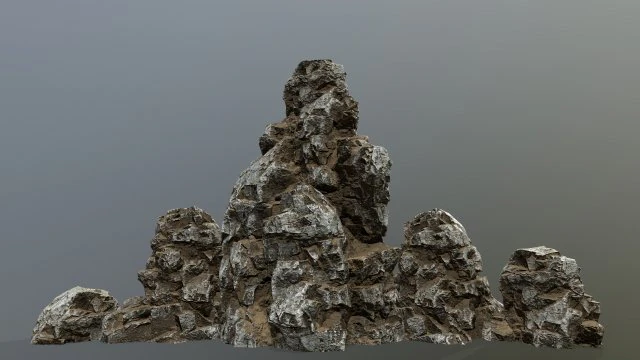 rock 3D Model .c4d .max .obj .3ds .fbx .stl .blend 
