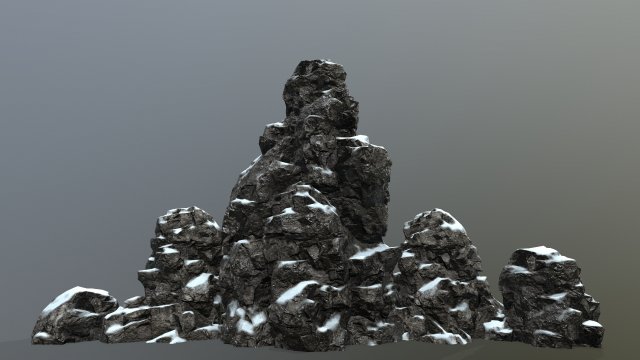 rock Modello 3D .c4d .max .obj .3ds .fbx .stl .blend 