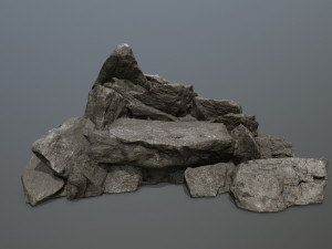 rock 3D 模型