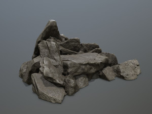 rock 3D 模型