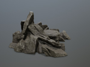 rock 3D 模型