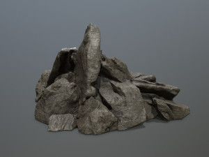 rock 3D 模型