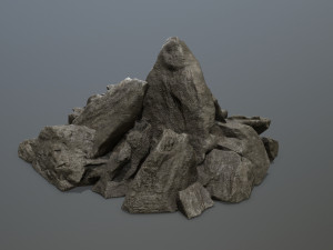 rock 3D 模型
