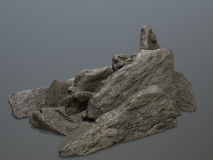 rock 3D 模型