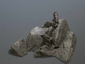 rock 3D 模型