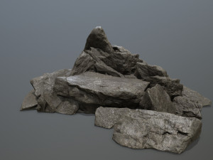 rock 3D 模型