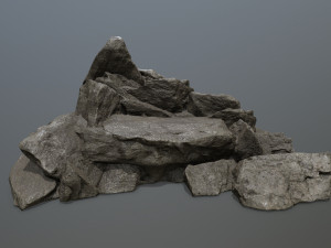 rock 3D 模型