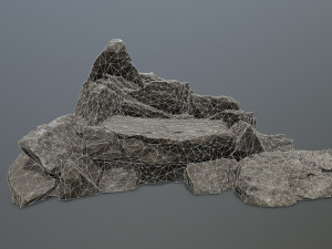 rock 3D 模型