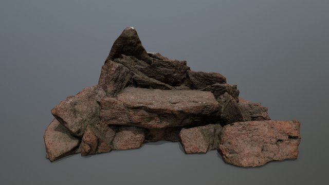 rock Modello 3D .c4d .max .obj .3ds .fbx .stl .blend 