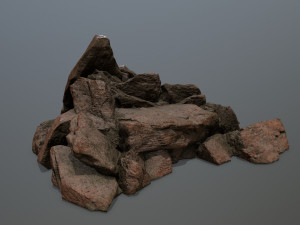rock Modello 3D