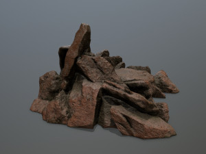 rock Modello 3D