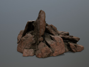 rock Modello 3D