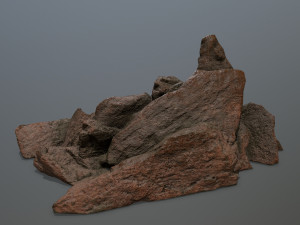rock Modello 3D