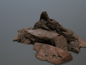 rock Modello 3D
