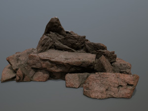 rock Modello 3D