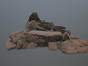 rock Modello 3D