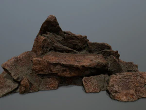 roccia Modello 3D