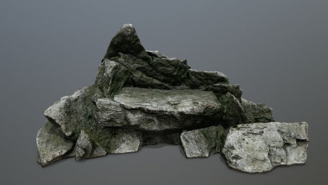 rock 3D 모델 .c4d .max .obj .3ds .fbx .stl .blend 