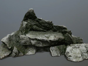 ロック 3Dモデル