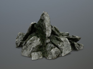 rock 3D 모델
