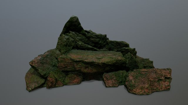 rock 3D Модель .c4d .max .obj .3ds .fbx .stl .blend 