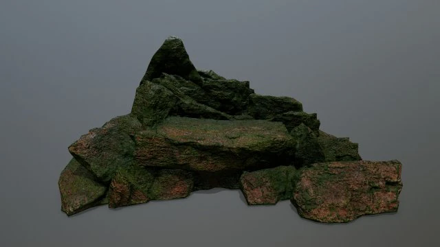 rock 3D Model .c4d .max .obj .3ds .fbx .stl .blend 