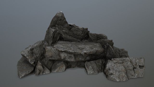 rock Modelo 3D .c4d .max .obj .3ds .fbx .stl .blend 