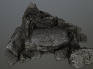 rock Modelo 3D