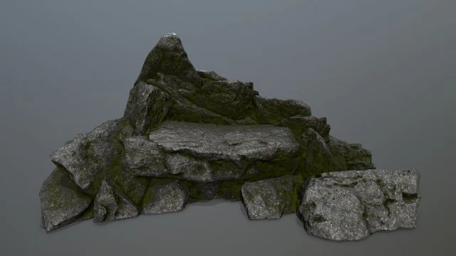 roca Modelo 3D .c4d .max .obj .3ds .fbx .stl .blend 