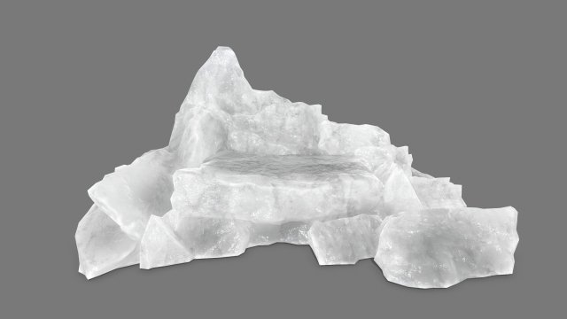 rock Model 3D .c4d .max .obj .3ds .fbx .stl .blend 