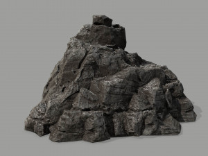 rock set 3D 模型