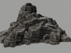 rock set 3D 模型