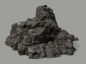 rock set 3D 模型