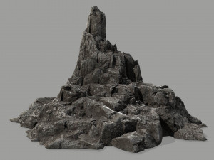 rock set 3D 模型