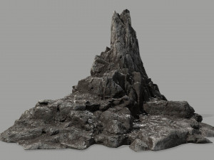 rock set 3D 模型