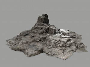 rock set 3D 模型