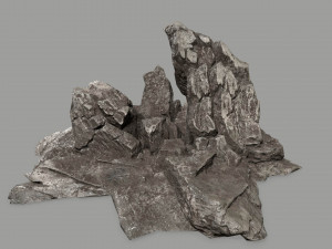 rock set 3D 模型