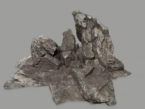 rock set 3D Model
