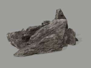 rock set 3D 模型