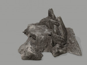 rock set 3D 模型