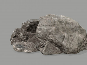 rock set 3D 模型