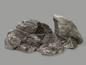 rock set 3D 模型