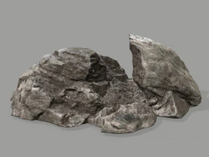 rock set 3D Model