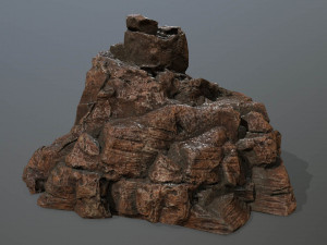 rock set 3D 모델