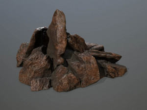 rock set 3D 모델